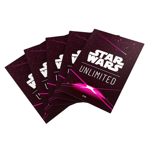 Gamegenic Star Wars Unlimited Art Sleeves - Card Back Magenta
