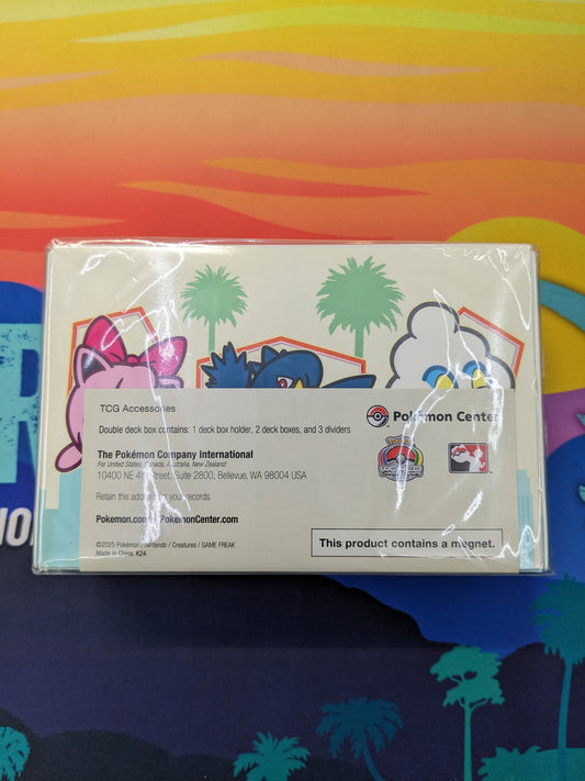POKEMON CENTER Anaheim World Championship 2025 Meowth Chespin Double Deck Box