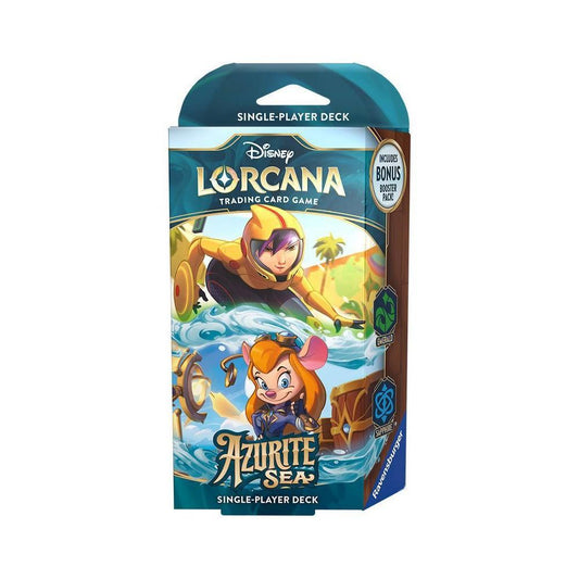 Disney Lorcana: Azurite Sea Emerald and Sapphire Single-Player Deck