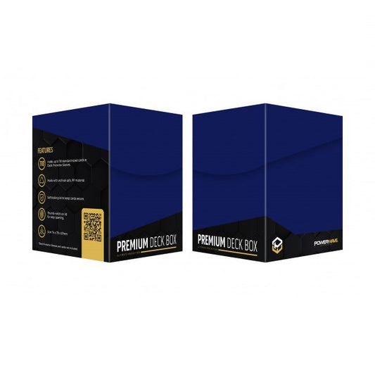 Powerwave Deck Box - 110 Standard Sized Card - Blue