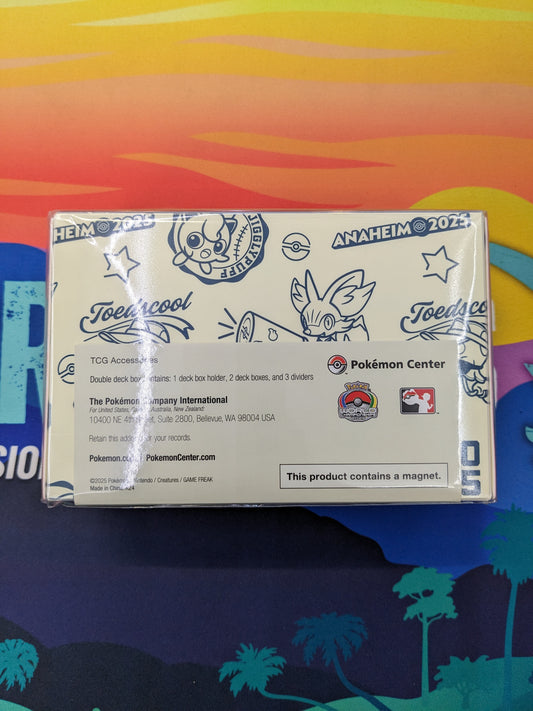 POKEMON CENTER Anaheim World Championship 2025 Pikachu Double Deck Box