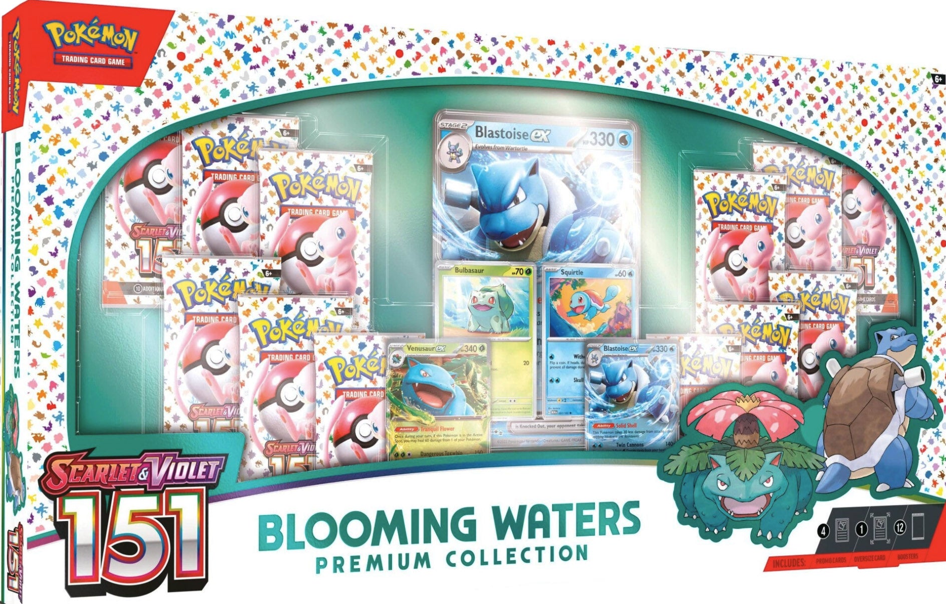 Pokemon TCG: 151 Blooming Waters Premium Collection Box – Raptor Games