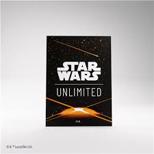Gamegenic Star Wars Unlimited Art Sleeves - Card Back Orange