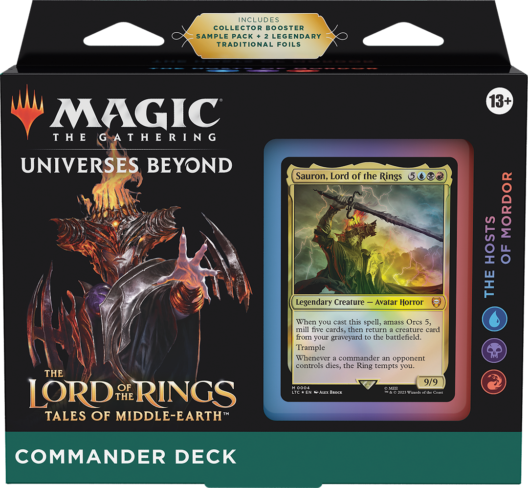 Magic: The Gathering - The Lord of the Rings: Tales of Middle-earth - The Hosts of Mordor (Blue-Black-Red)