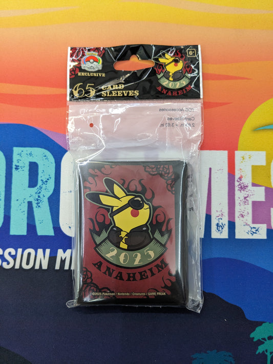 POKEMON CENTER Anaheim World Championship 2025 Rockabilly Pikachu Sleeves