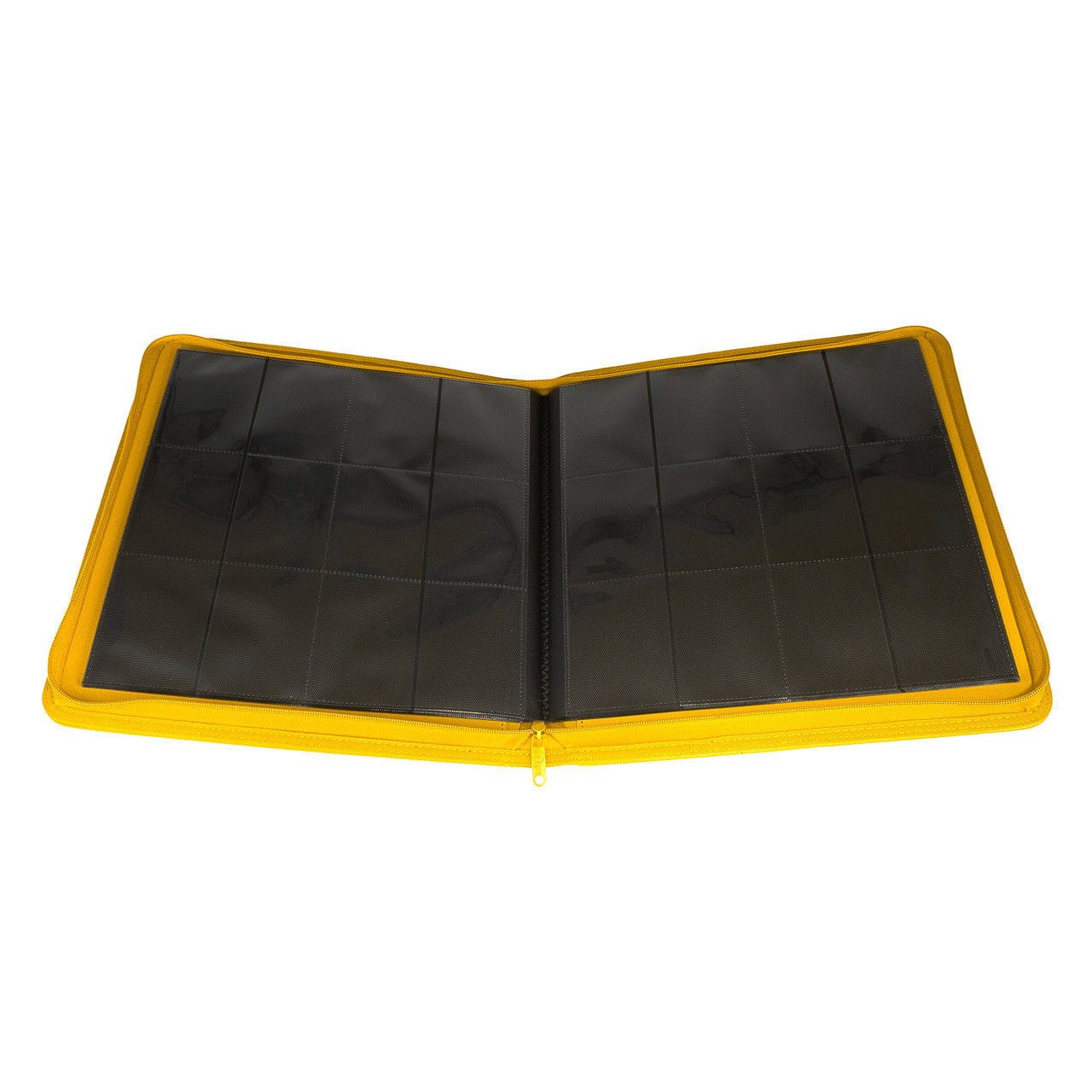 Palms Off Gaming - Collector's Series 12 Pocket Zip Binder - 480 - Yellow