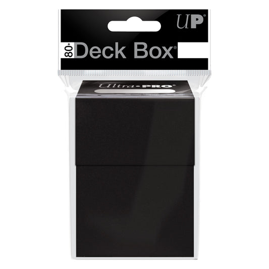 Ultra PRO Standard Deck Box, 80 Count Deck Box - Black