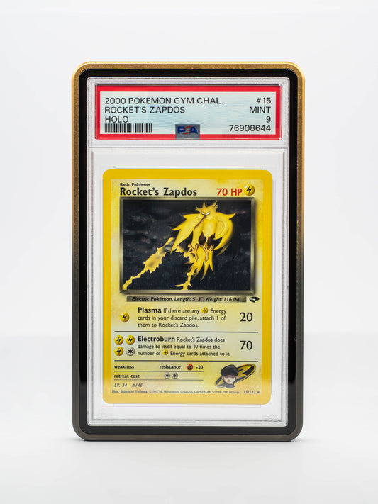 Gradient Forge Case (V2) - PSA Style - BLACK & GOLD