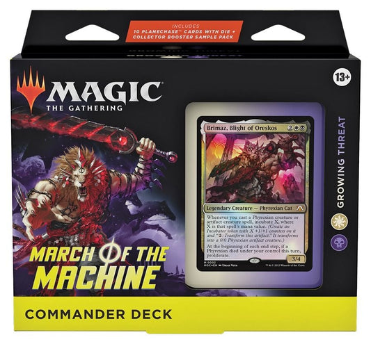 Magic the Gathering: March of the Machine Growing Threat Commander Deck