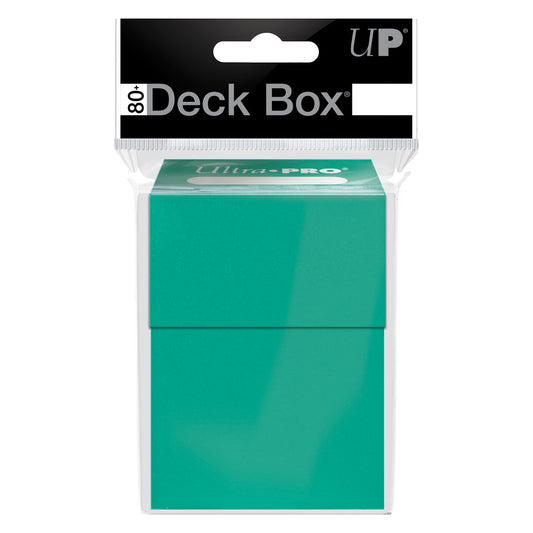 Ultra PRO Standard Deck Box, 80 Count Deck Box - Aqua
