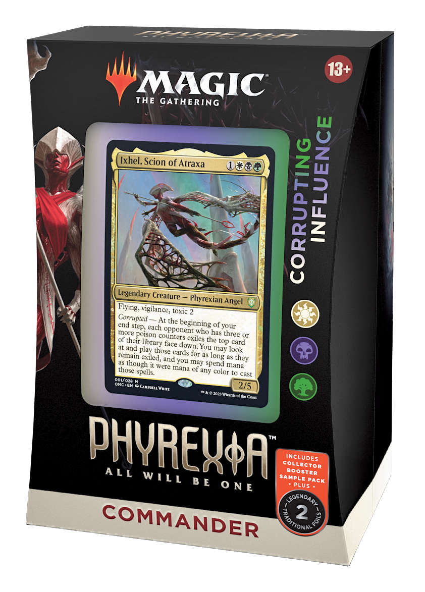 Magic the Gathering: Phyrexia All Will Be One Corrupting Influence Commander Deck