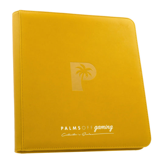 Palms Off Gaming - Collector's Series 12 Pocket Zip Binder - 480 - Yellow