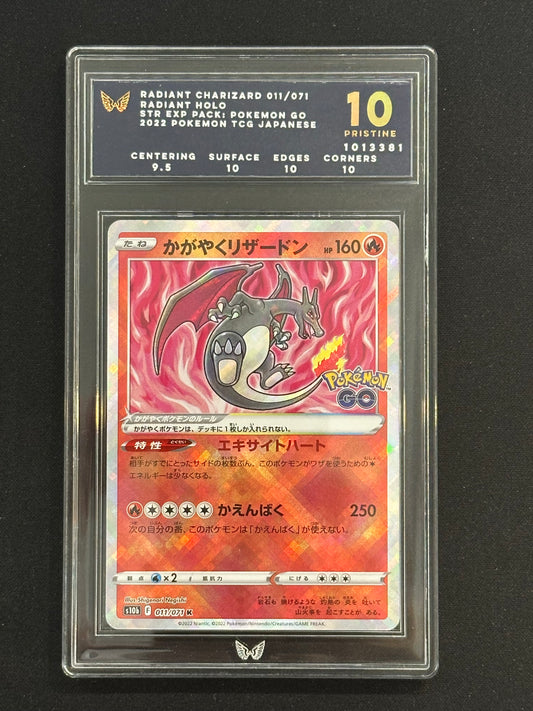 Ark Pristine 10 2022 Radiant Charizard Japanese 011