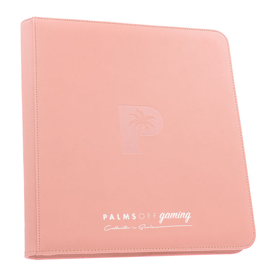 Palms Off Gaming - Collector's Series 12 Pocket Zip Binder - 480 - Pink