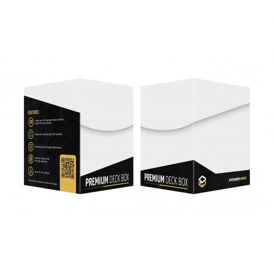 Powerwave Deck Box - 110 Standard Sized Card - White