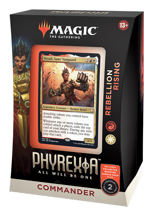 Magic the Gathering: Phyrexia All Will Be One Rebellion Rising Commander Deck
