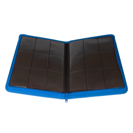 Palms Off Gaming - Collector's Series 9 Pocket Zip Binder - 360 - Blue