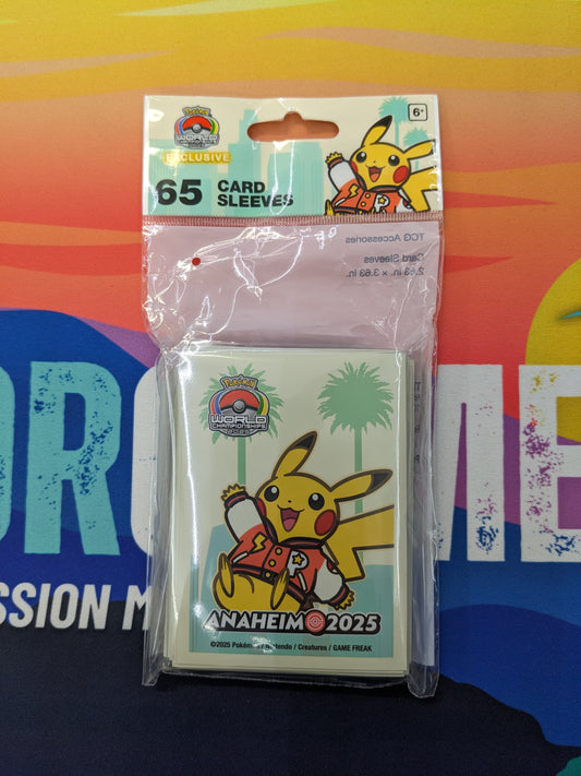 POKEMON CENTER Anaheim World Championship 2025 Pikachu SoCal Sleeves