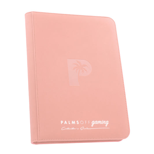 Palms Off Gaming - Collector's Series 9 Pocket Zip Binder - 360 - Pink