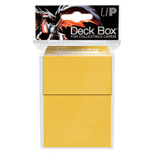 Ultra PRO Standard Deck Box, 80-Count - Yellow