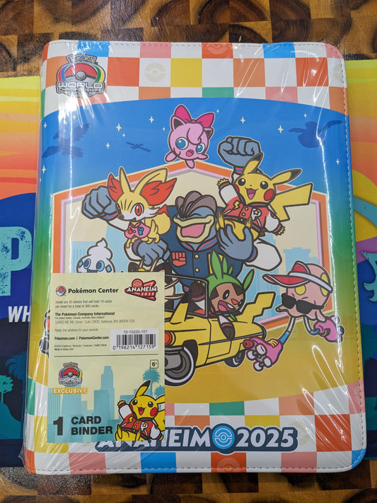 POKEMON CENTER Anaheim World Championship 2025 Pokemon Binder