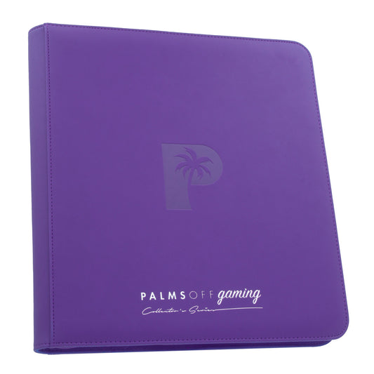 Palms Off Gaming - Collector's Series 12 Pocket Zip Binder - 480 - Purple