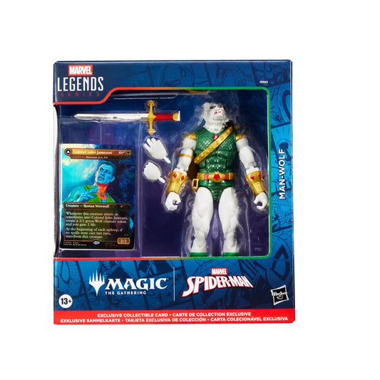 Marvel Legends Series x Magic: The Gathering Man-Wolf Action Figure