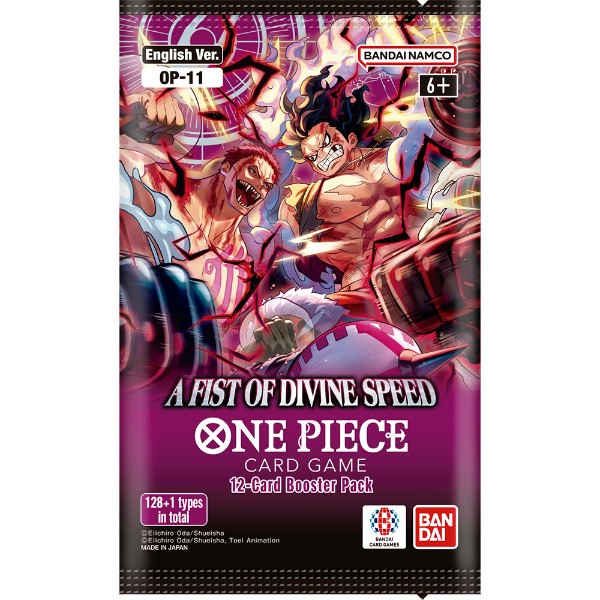 OP11 A Fist of Devine Speed | One Piece Booster Pack