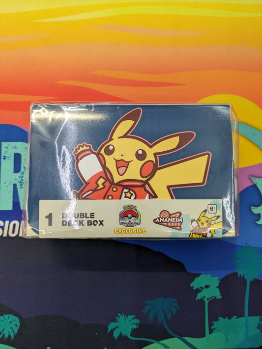 POKEMON CENTER Anaheim World Championship 2025 Pikachu Double Deck Box