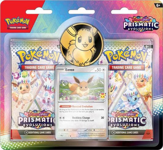 Pokemon TCG: Scarlet & Violet 2 Pack Booster And Coin (Eevee)