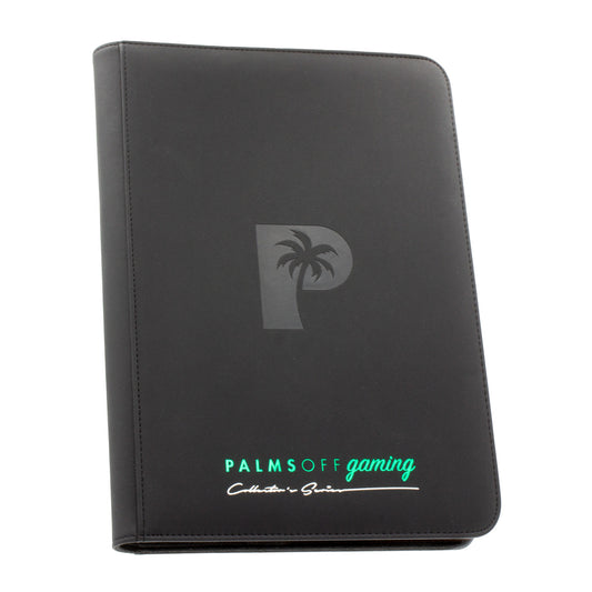 Palms Off Gaming - Collector's Series 9 Pocket Zip Binder - 360 - Black