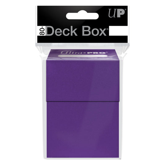 Ultra PRO Standard Deck Box, 80-Count - Purple