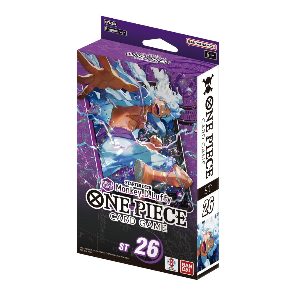 one piece card game st-11 One Piece Card Game: Starter Deck Display – (Purple/Black) Monkey.D.Lu –  Raptor Games