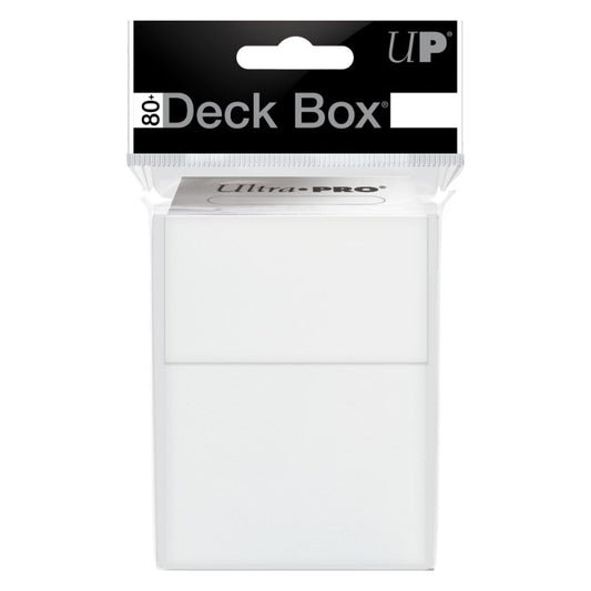 Ultra PRO Standard Deck Box, 80 Count Deck Box - White