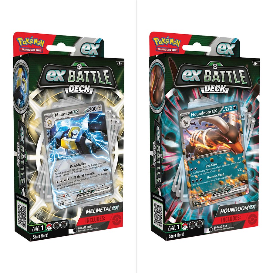 Pokemon TCG: Melmetal or Houndoom ex Battle Deck