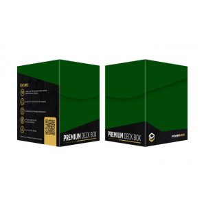 Powerwave Deck Box - 110 Standard Sized Card - Green