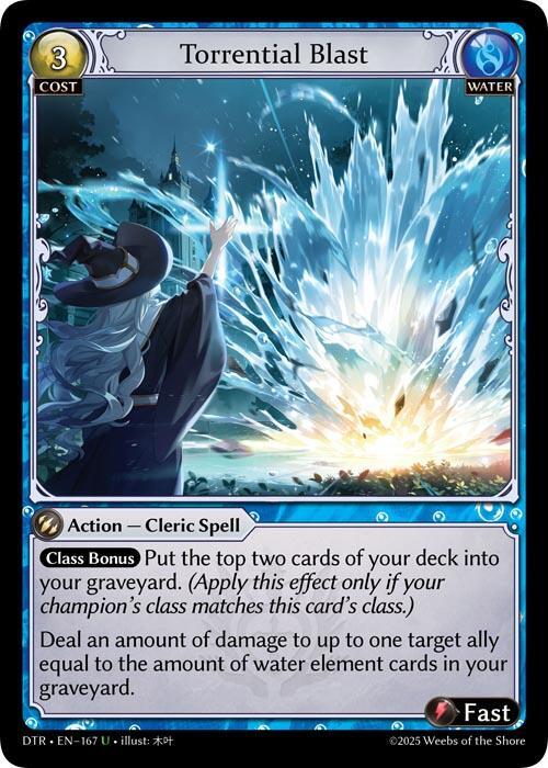 Torrential Blast 167 Uncommon Distorted Reflections NM