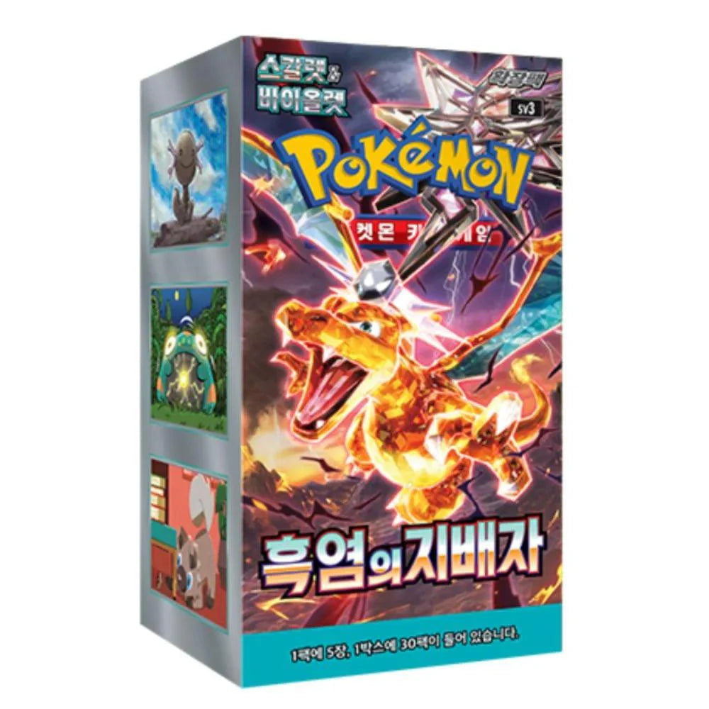 pokemon tcg booster box sale Korean] Ruler of the Black Flame Pokemon TCG Booster Box – Raptor Games