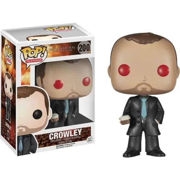 Crowley RED EYES Exclusive Supernatural Pop! Vinyl Figure