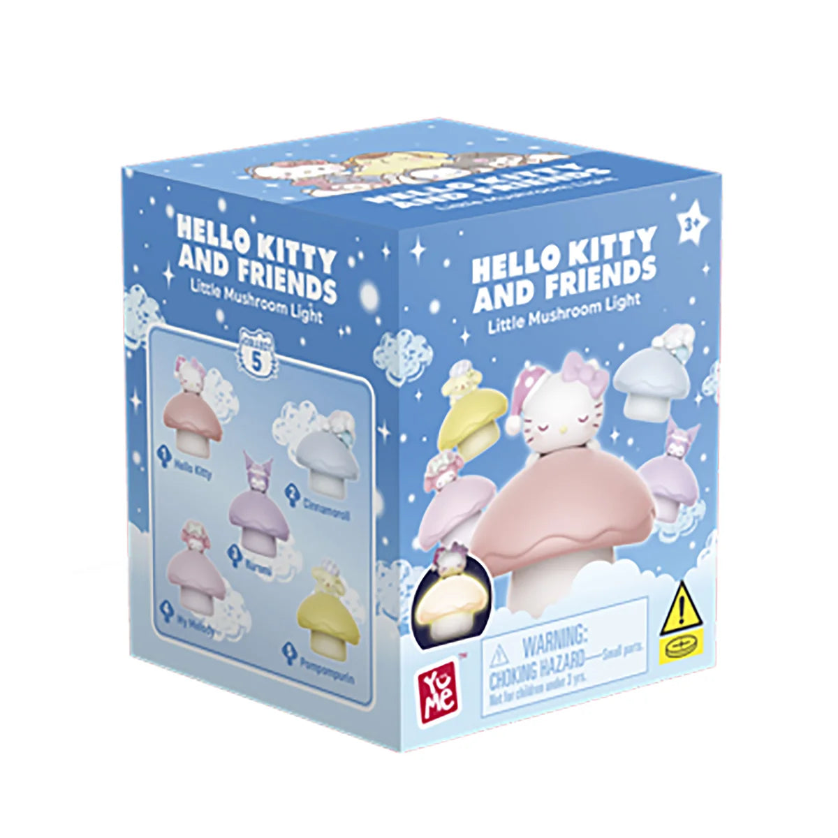 YuMe Hello Kitty and Friends Night Light Little Mushroom Light Series Blind Box