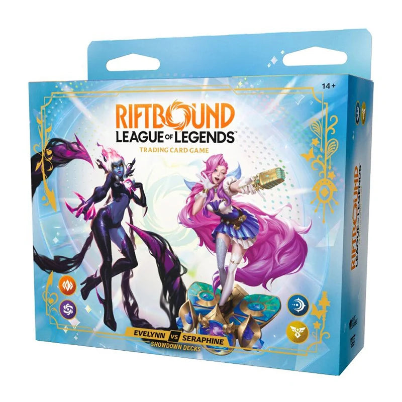 Riftbound: League of Legends TCG – Showdown Deck Display – Radiance: Evelynn vs Seraphine