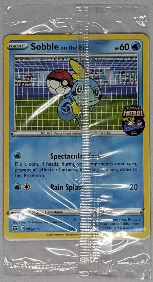 Sobble on the Ball 005/005 Pokemon Card Sealed Promo Futsal UK Exclusive Near Mint