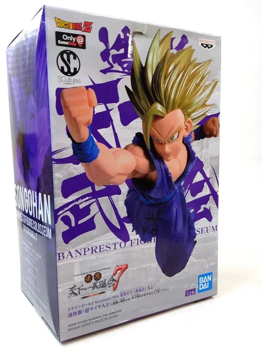 Banpresto Dragon Ball Z Scultures Tenkaichi Budokai 7 Figure NO BOX – Super Saiyan 2 Son Gohan