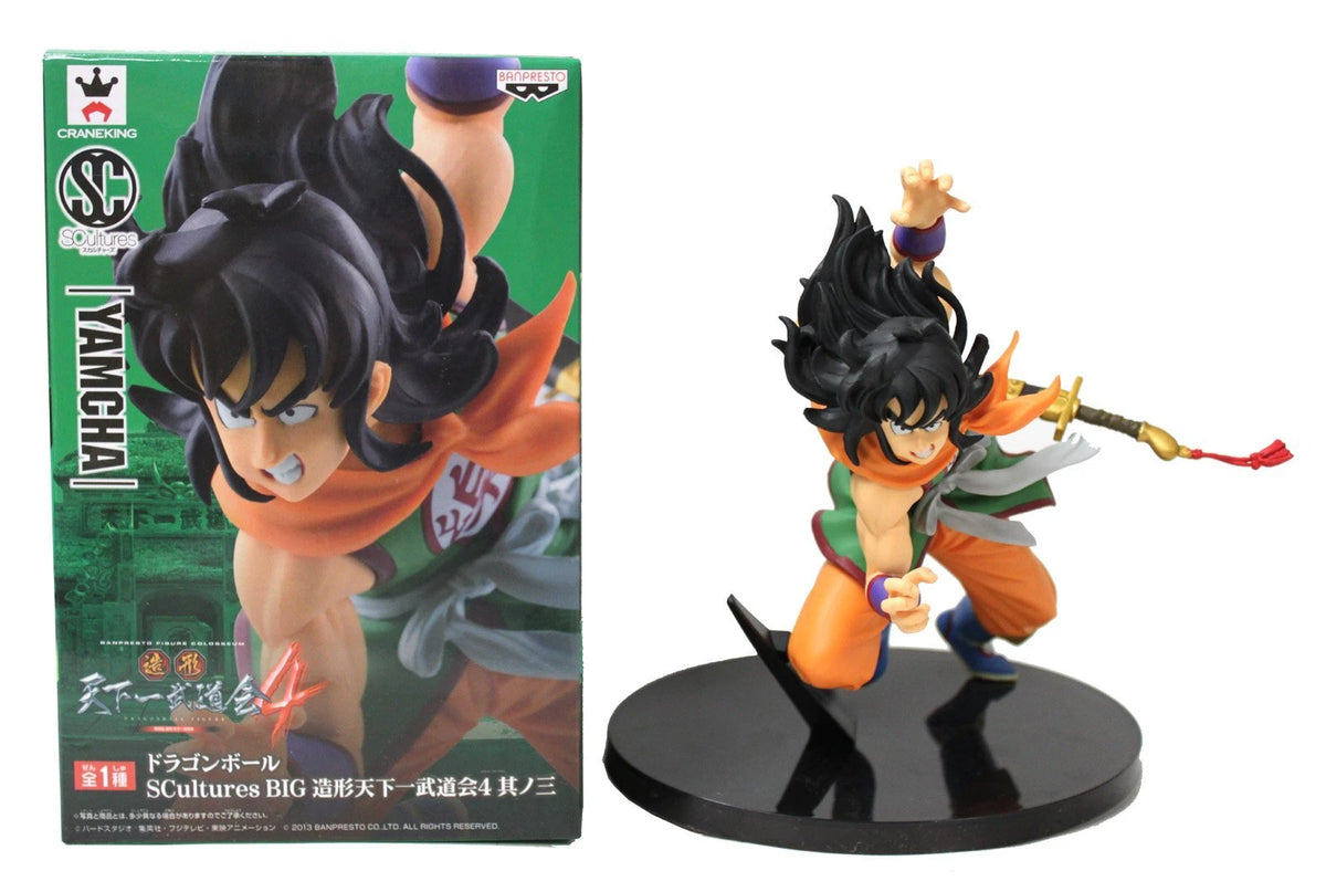 Banpresto Dragon Ball Z Scultures Tenkaichi Budokai 4 Figure NO BOX – Yamcha
