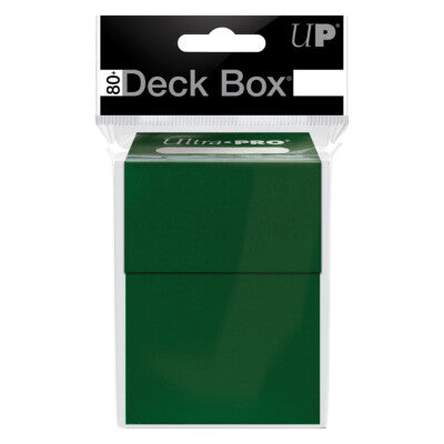 Ultra PRO Standard Deck Box, 80-Count - Green