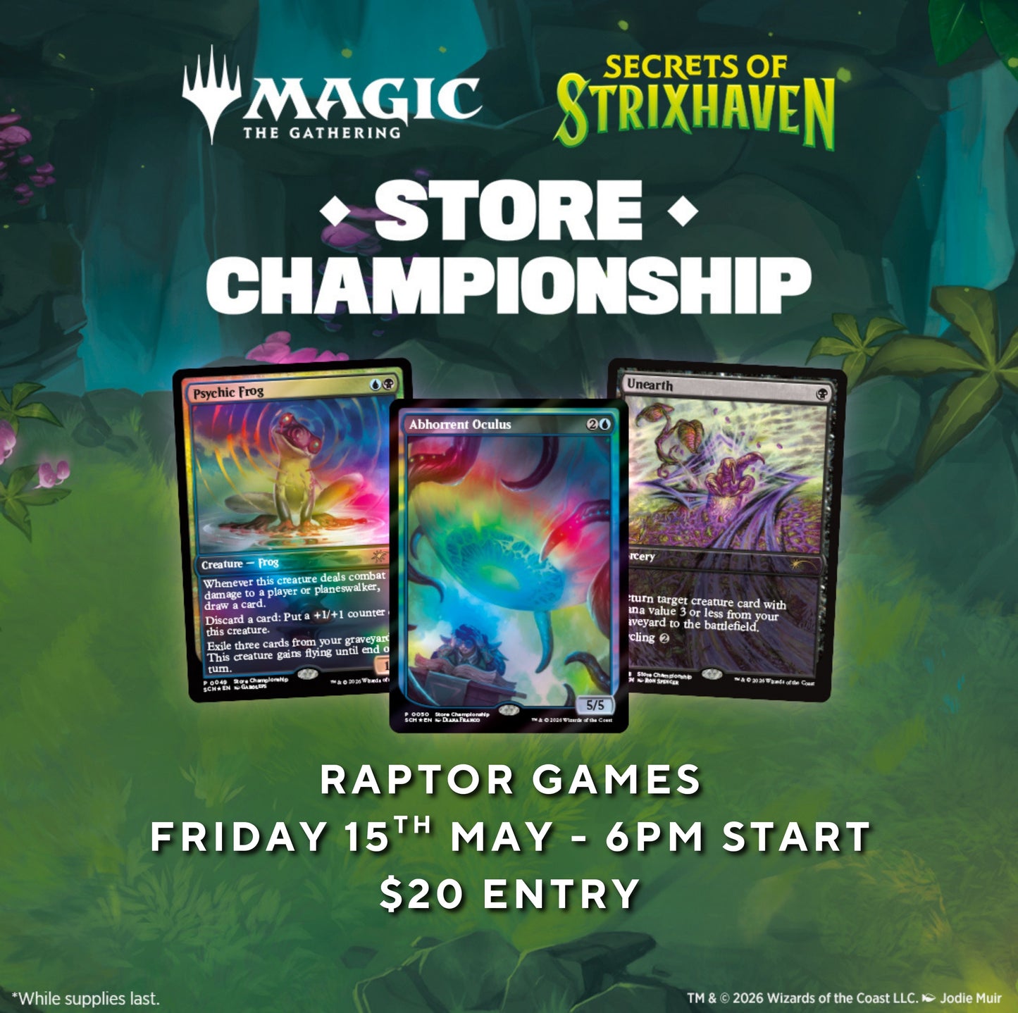 Raptor Games - Secrets of Strixhaven Store Championship - Friday May 15th 6pm