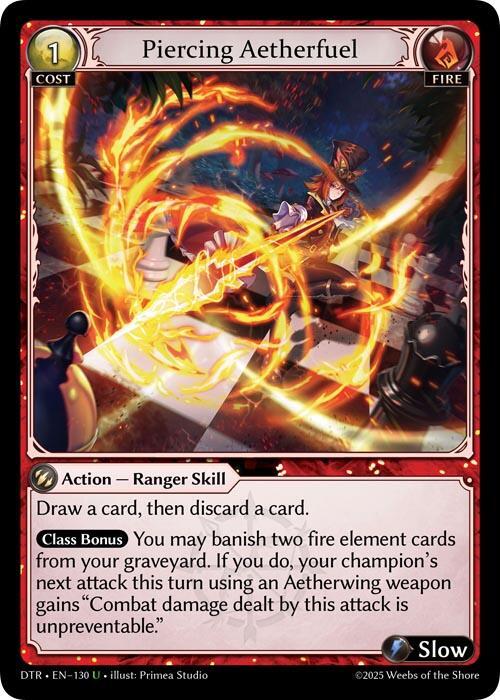 Piercing Aetherfuel 130 Uncommon Distorted Reflections NM