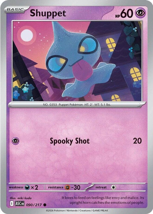 Shuppet 090/217 Common Ascended Heroes NM/M