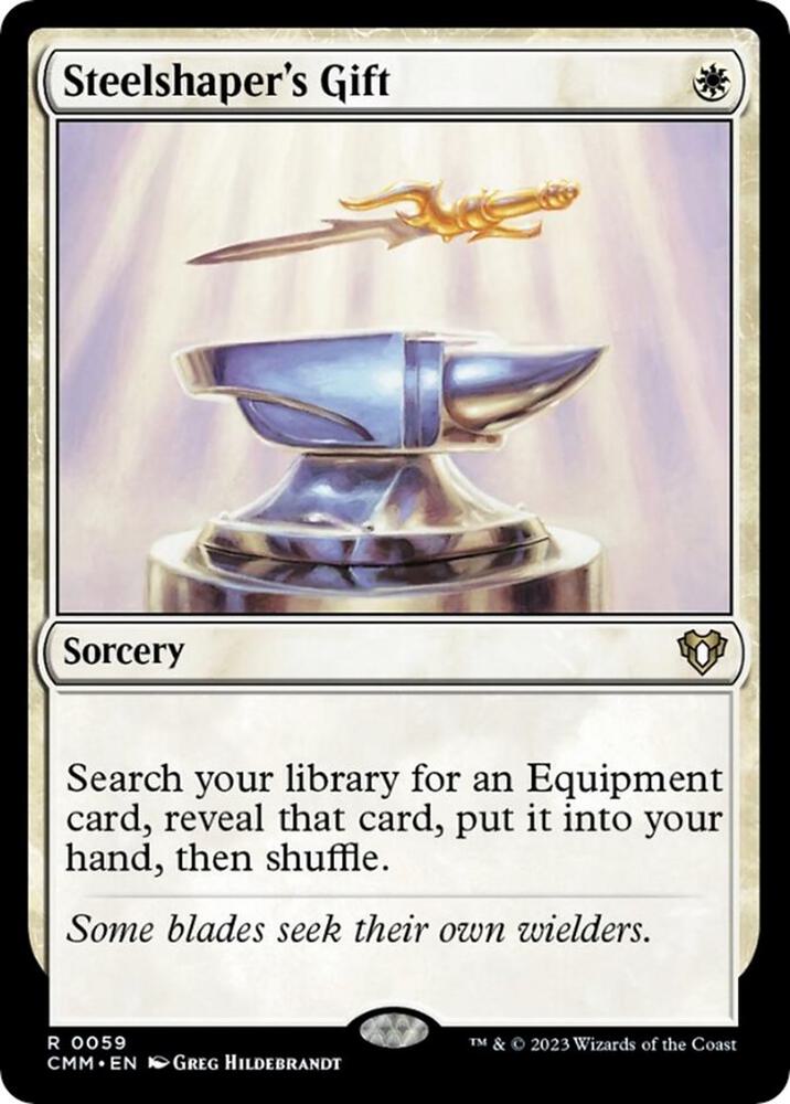 Steelshaper's Gift 59 Rare Commander Masters NM/M