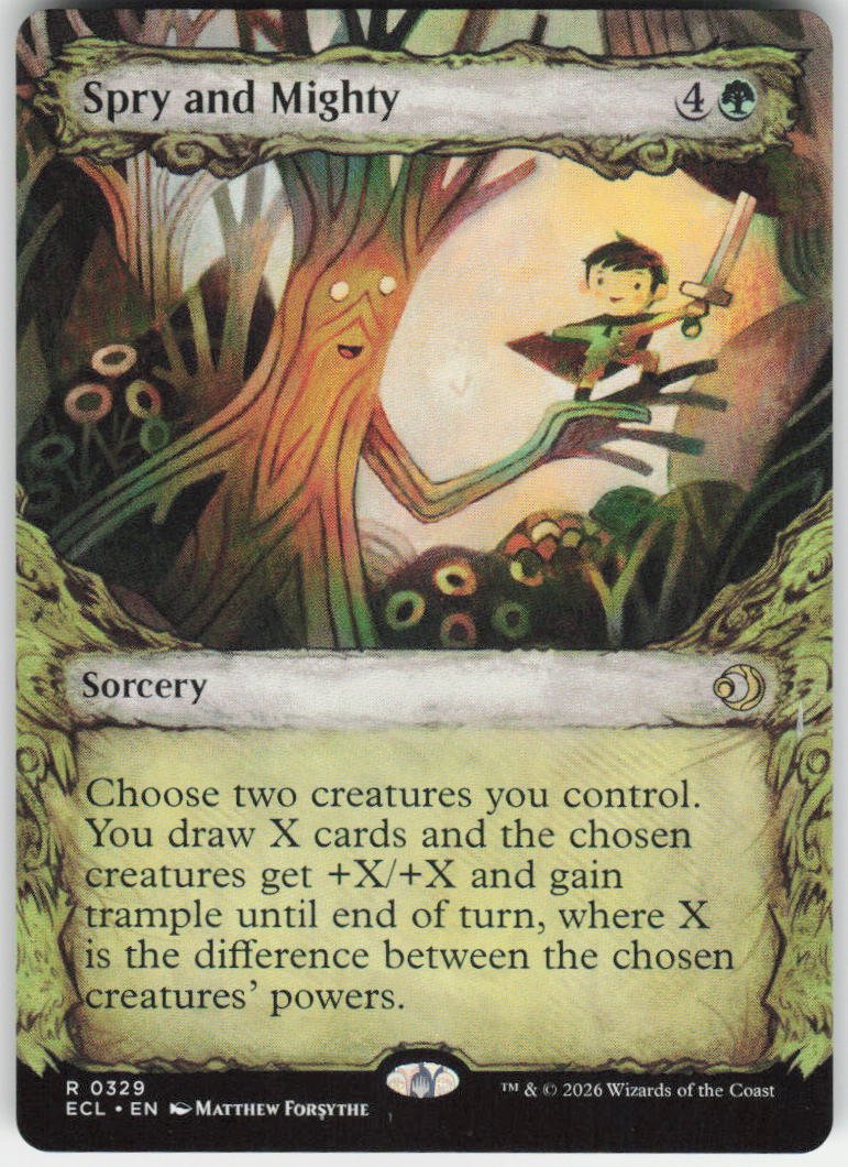 Spry and Mighty (Showcase) R Lorwyn Eclipsed 329 NM